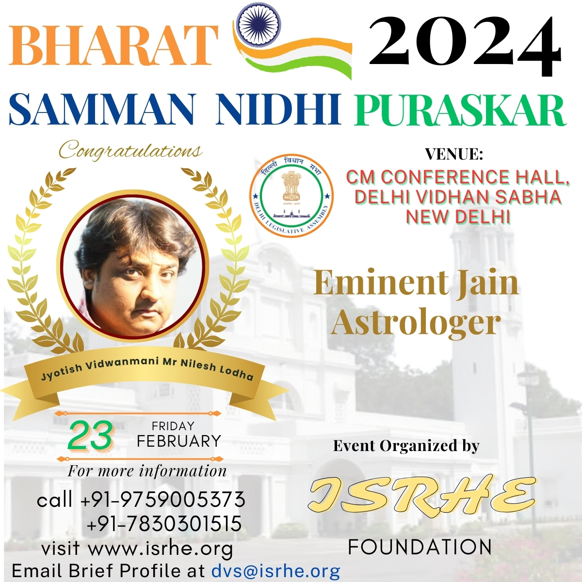 Jyotish Vidwanmani Mr. Nilesh Lodha